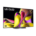LG OLED77B3PSA B3 77 Inch OLED TV with Self Lit OLED Pixels, Front right view