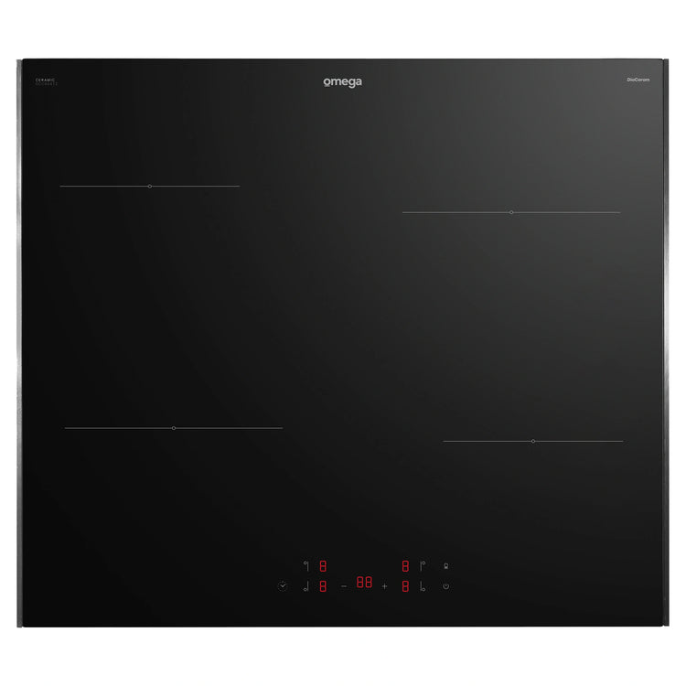 Omega Appliance 60cm Ceramic Cooktop, Touch Controls OCC604TZ, Front View