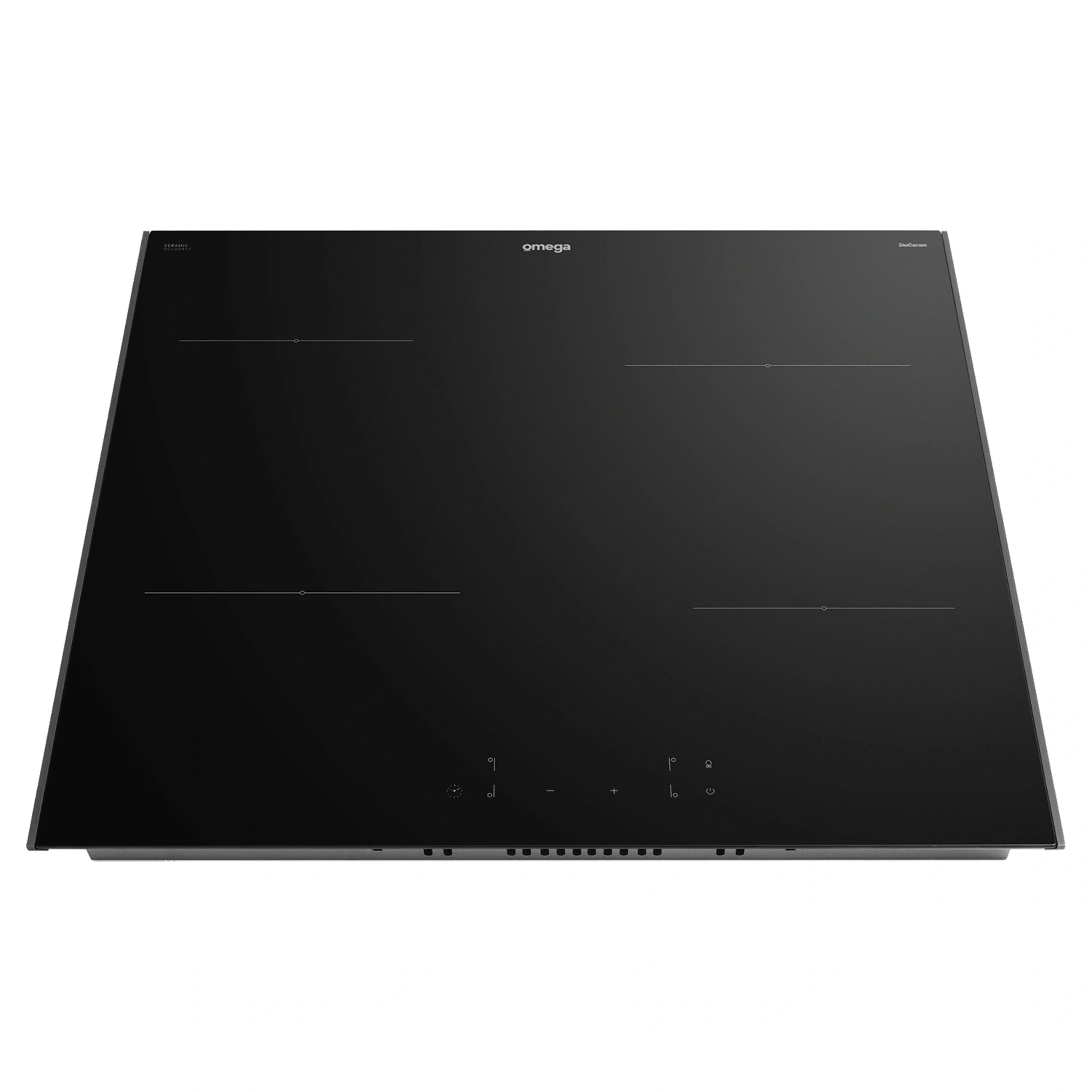 Omega Appliance 60cm Ceramic Cooktop, Touch Controls OCC604TZ, Top View