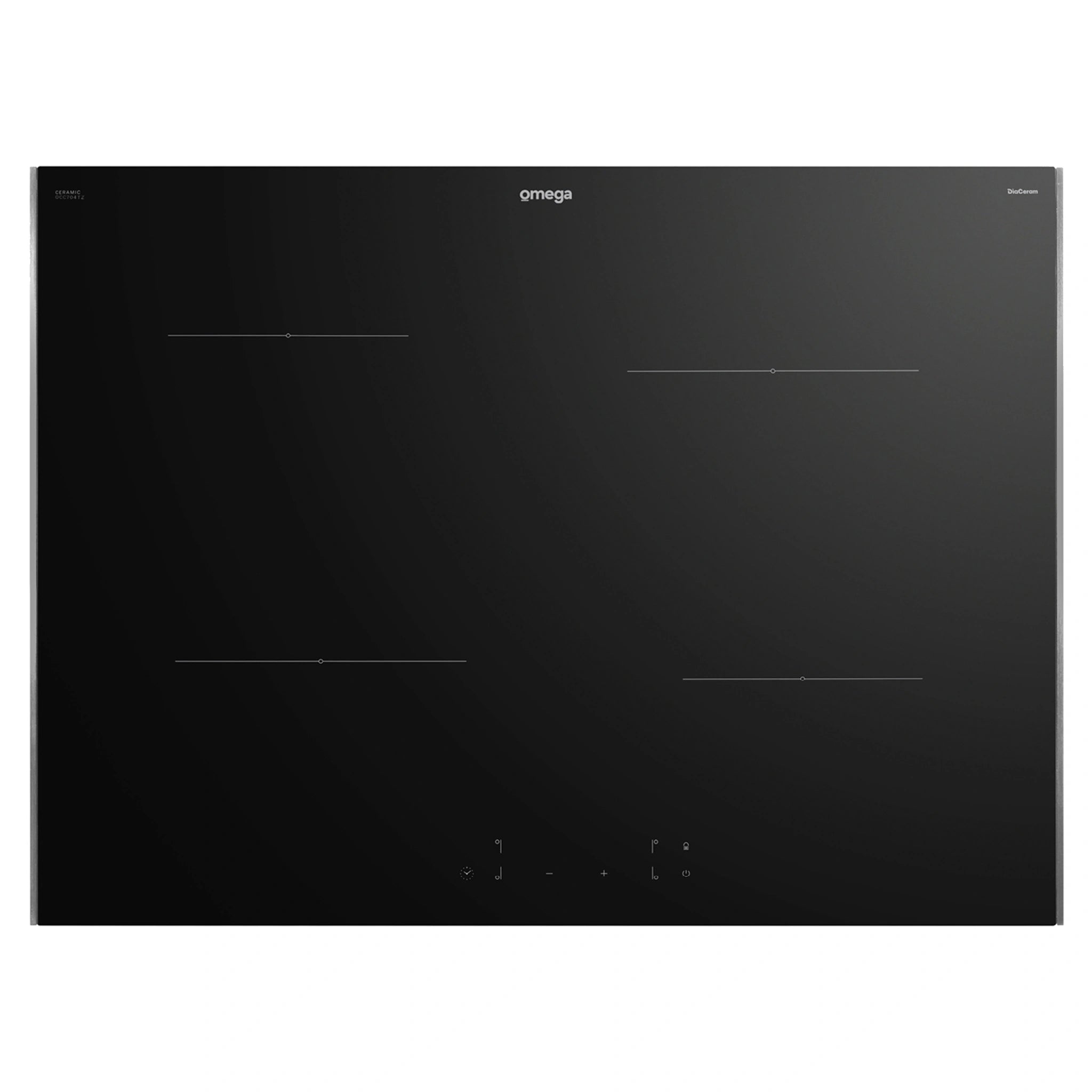 Omega Appliance  70cm Touch Controls Ceramic Cooktop OCC704TZ, Front View
