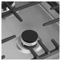 Omega Appliance OCG604WX 60cm Gas Cooktop, Stainless Steel