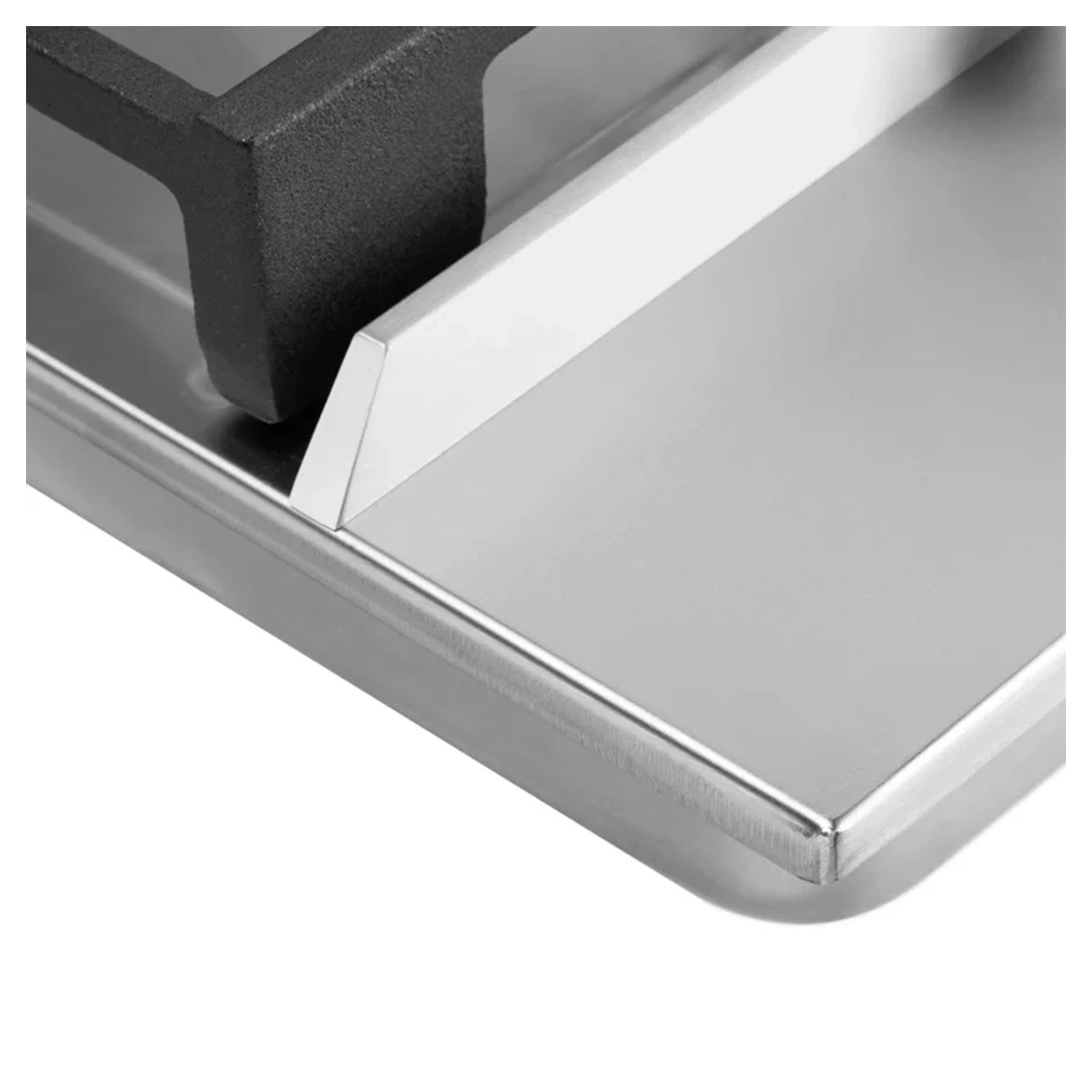 Omega Appliance 60cm Gas Cooktop, Stainless Steel OCG604WX, Edge View