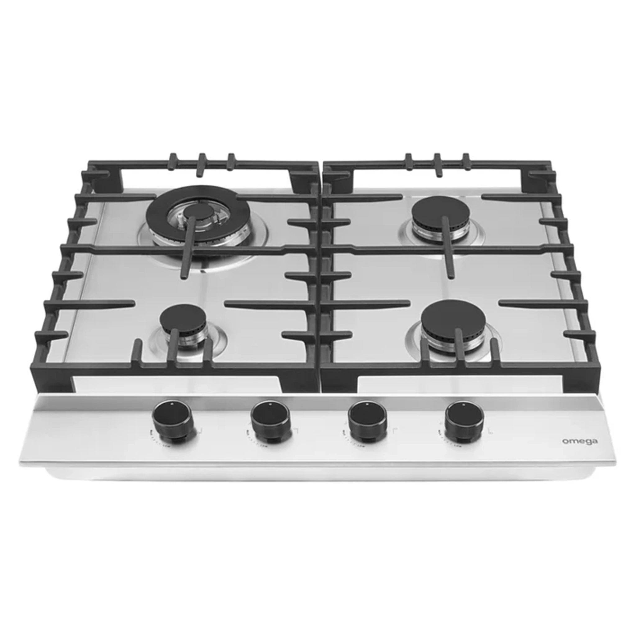 Omega Appliance OCG604WX 60cm Gas Cooktop, Stainless Steel