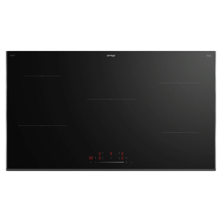 Omega Appliance 90cm Induction Cooktop, Touch Controls OCI905TZ, Top View 2