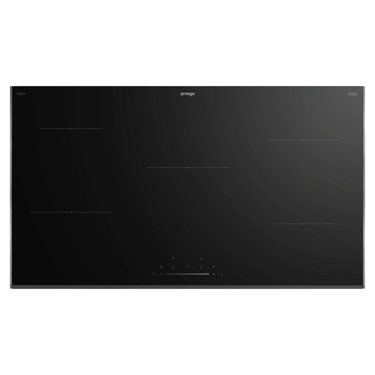 Omega Appliance 90cm Induction Cooktop, Touch Controls OCI905TZ, Top View 4