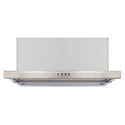 Omega Appliances 60cm Stainless Steel Slide-out Rangehood ORT61X, Front View