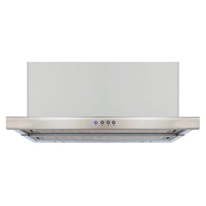 Omega Appliances 60cm Stainless Steel Slide-out Rangehood ORT61X, Front View