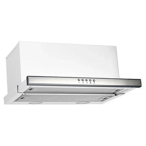 Omega Appliances 60cm Stainless Steel Slide-out Rangehood ORT61X, Front View 1