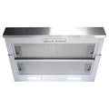 Omega Appliances 60cm Slideout Rangehood – Stainless Steel ORT6WXA, Front View