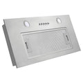 Omega Appliances 52cm Stainless Steel Undermount Rangehood ORU50XL, Front View