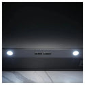 Omega Appliances 90cm Undermount Rangehood ORU90MB, Double Led Light View