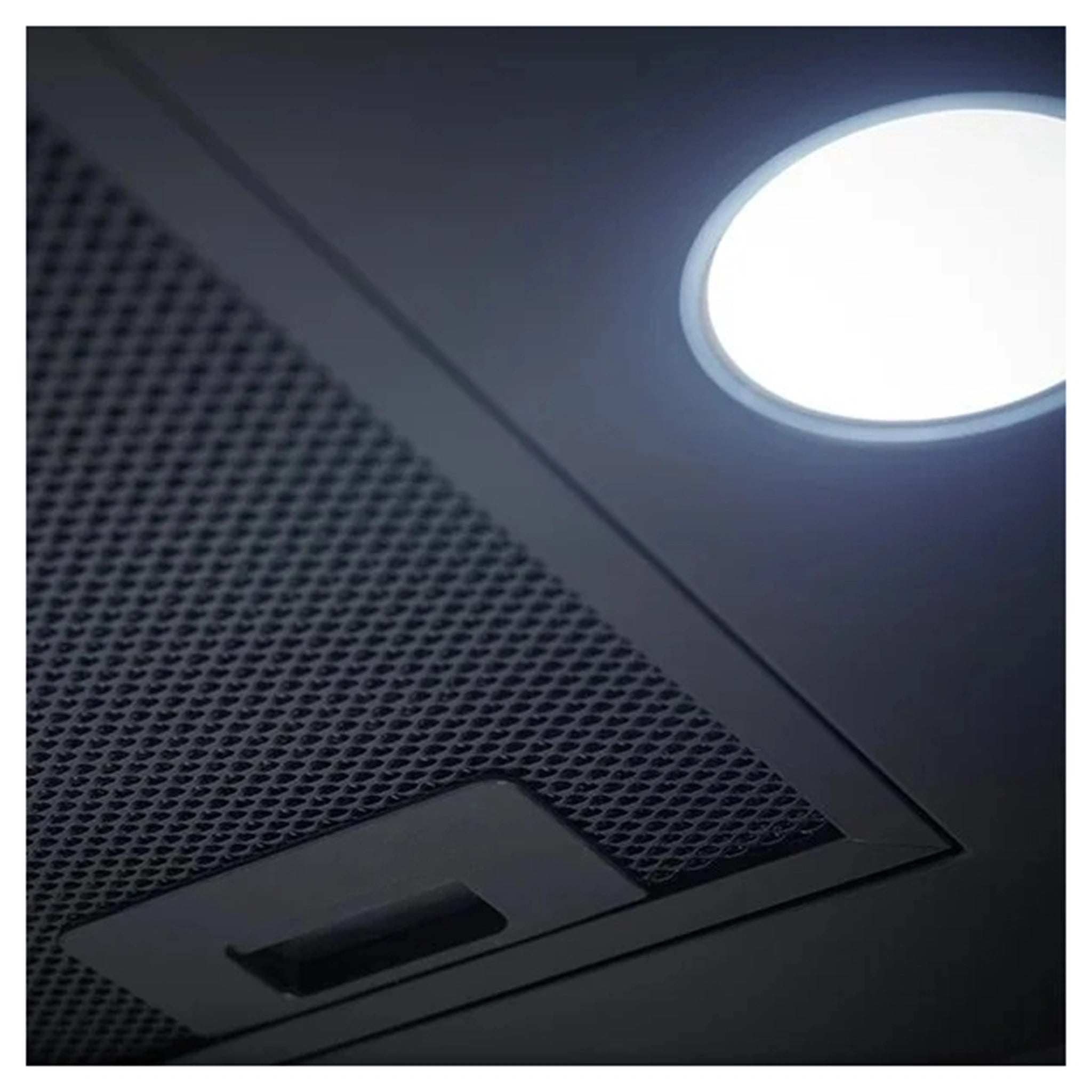 Omega Appliances 90cm Undermount Rangehood ORU90MB, Led Light View 2