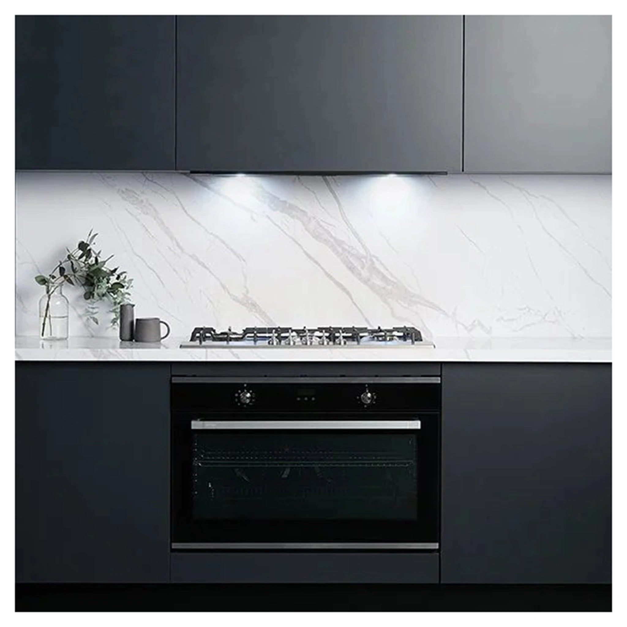 Omega Appliances 90cm Undermount Rangehood ORU90MB, Lifestyle View