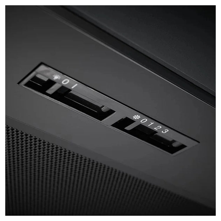 Omega Appliances 90cm Undermount Rangehood ORU90MB, Temperature Control View