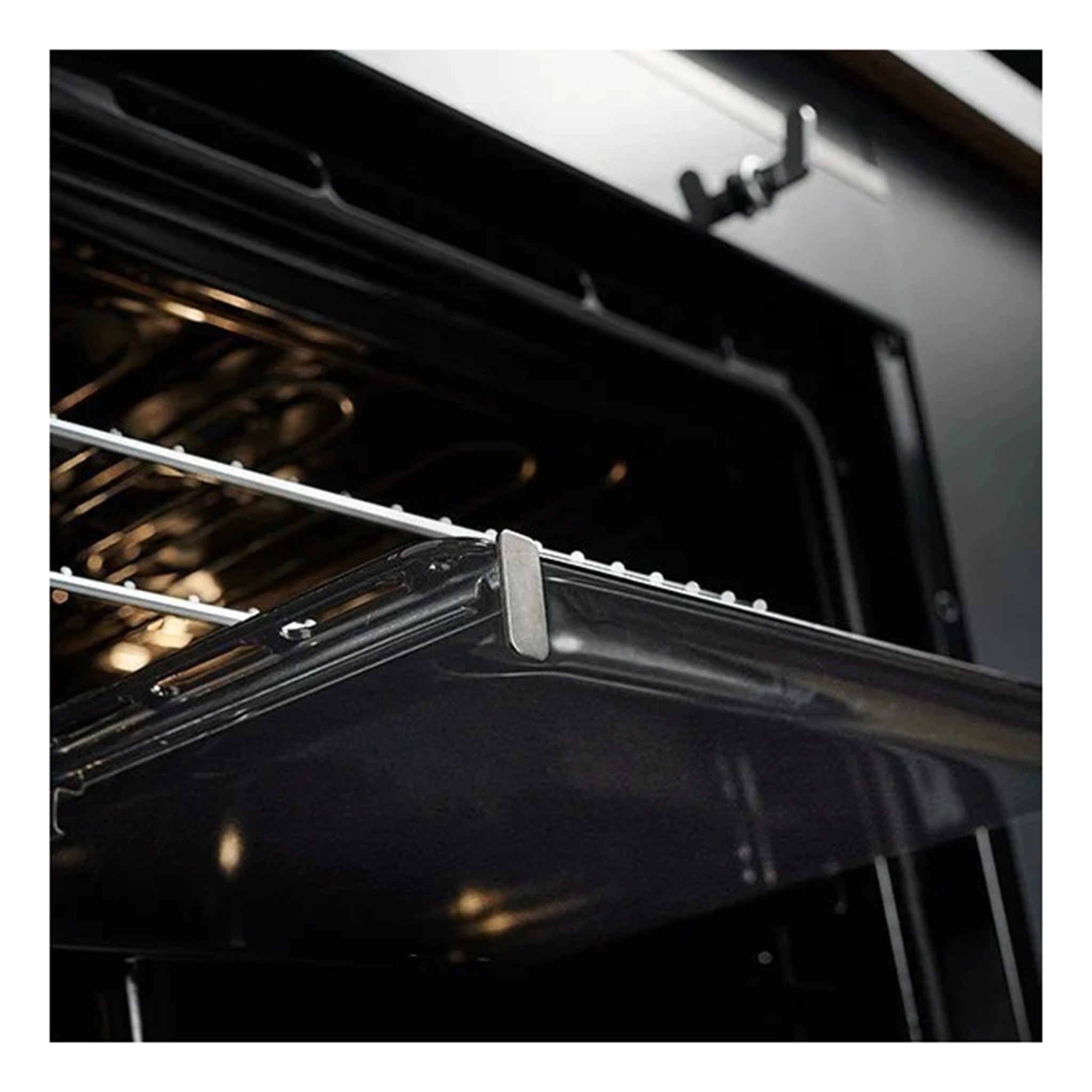 Residentia 60cm 8 Function Pyrolytic Oven OBO61PXTGG, Door Open