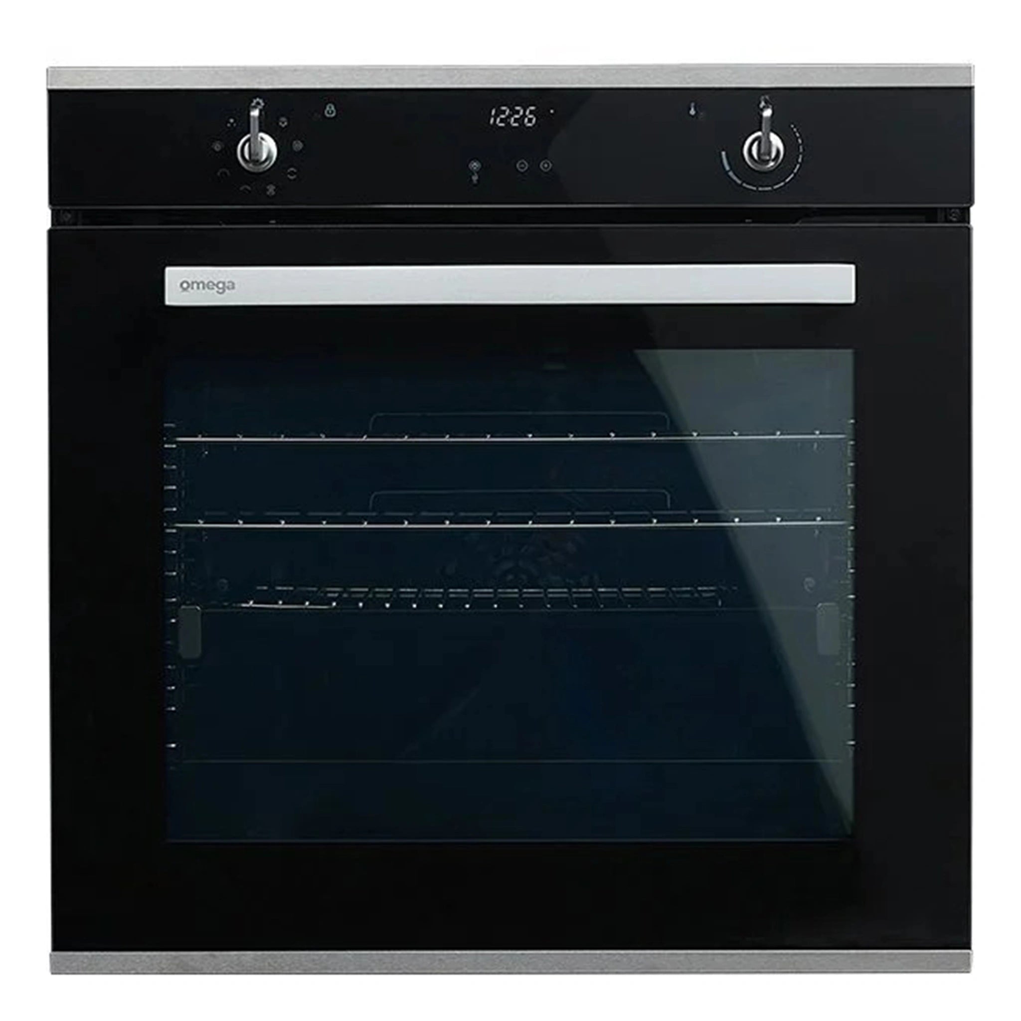 Residentia 60cm 8 Function Pyrolytic Oven OBO61PXTGG, Front View