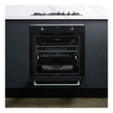 Residentia 60cm 8 Function Pyrolytic Oven OBO61PXTGG, Front View With Door Open