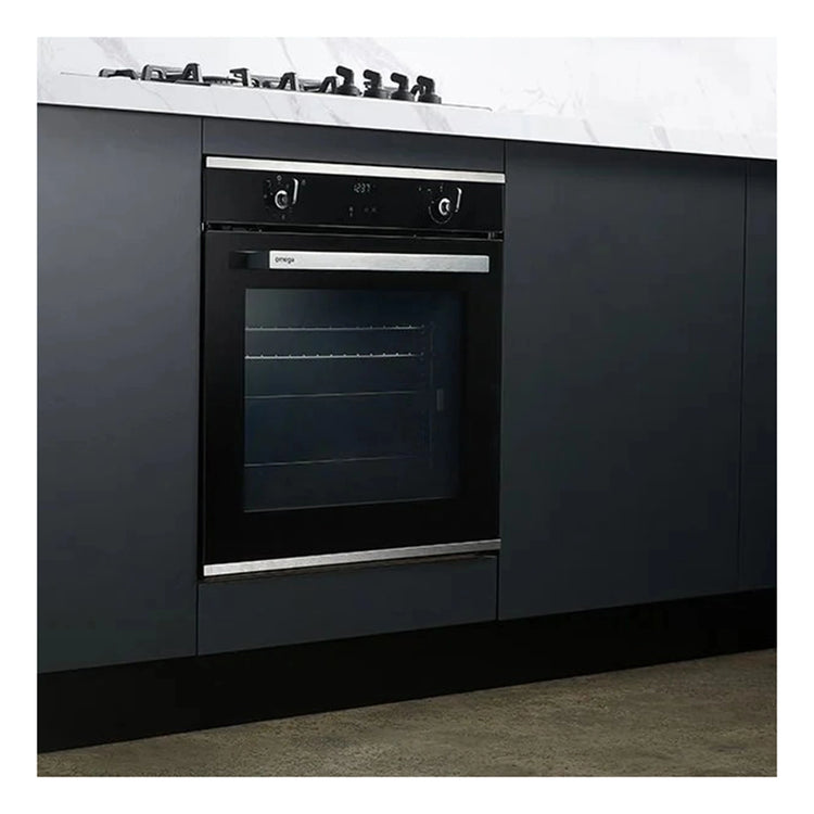 Residentia 60cm 8 Function Pyrolytic Oven OBO61PXTGG, Left Side View