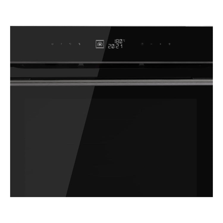 Omega Appliances 60cm 16 Function Pyrolytic Oven with Air Fry OBOP6016AM, Control Panel View