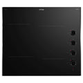 Omega Appliance 60cm Ceramic Cooktop, Knob Controls OCC604KZ, Front View