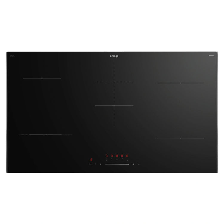 Omega Appliance 90cm Touch Controls Ceramic Cooktop OCC905TZ, Front View