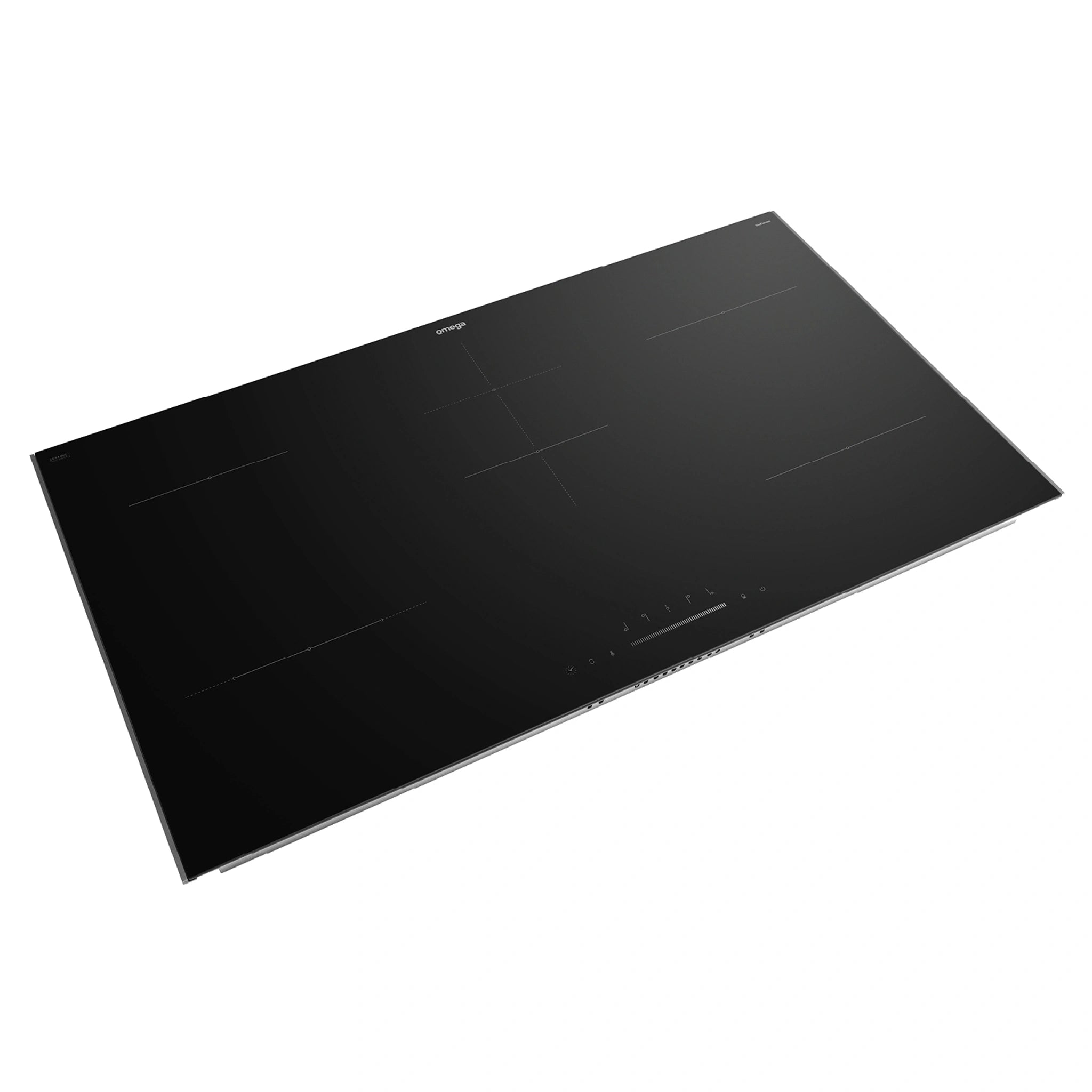 Omega Appliance 90cm Touch Controls Ceramic Cooktop OCC905TZ, Left Side View