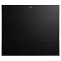 Omega Appliances 60cm Induction Cooktop, 10 Amp Power Phasing OCI604PPTZ, Front View