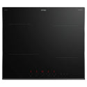Omega Appliances 60cm Induction Cooktop, 10 Amp Power Phasing OCI604PPTZ, Front View