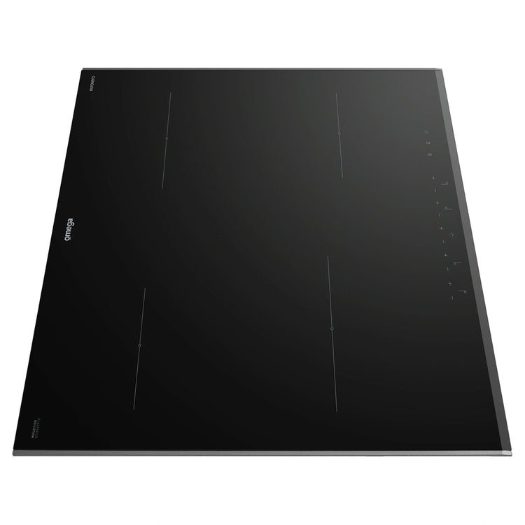 Omega Appliances 60cm Induction Cooktop, 10 Amp Power Phasing OCI604PPTZ, Side View