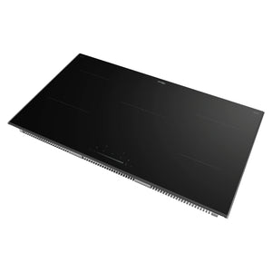 Omega Appliance 90cm 5 Zone Induction Cooktop with Bridge Zones OCI903FTZ, Right Side View