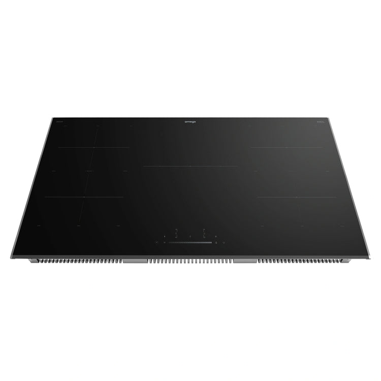 Omega Appliance 90cm 5 Zone Induction Cooktop with Bridge Zones OCI903FTZ, Top View 5