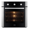 Omega OO640X 60cm Stainless Steel Electric Wall Oven, Front view
