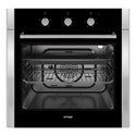 Omega OO640X 60cm Stainless Steel Electric Wall Oven, Front open