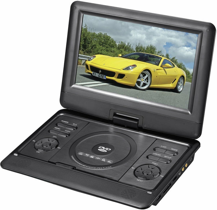 Lenoxx PDVD1000 10inch Portable DVD Player Black