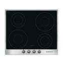 Smeg PI964X 60cm Electric Induction Hob, Stainless Steel, Top view