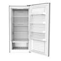Palsonic PS418SFZR 418L Hybrid Fridge Freezer, Front view with door open