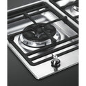 Smeg 90cm 5-Burner Classic Natural Gas Cooktop PSA9065, Detail View
