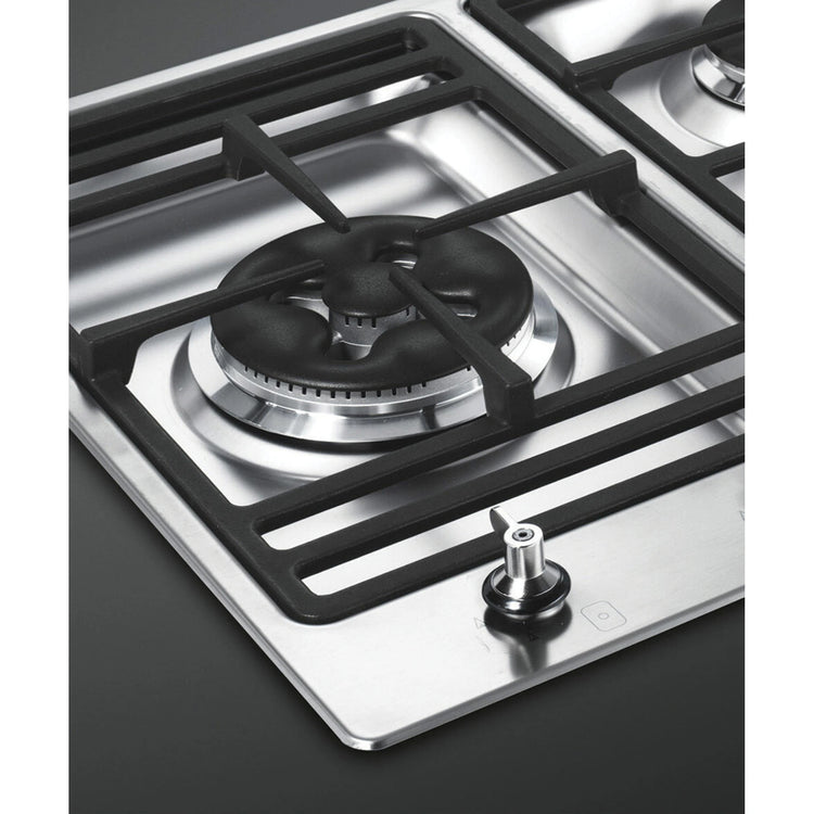 Smeg 90cm 5-Burner Classic Natural Gas Cooktop PSA9065, Detail View