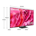 Samsung QA55S90CAWXXY 55 Inch S90C OLED 4K Smart TV, Dimensions
