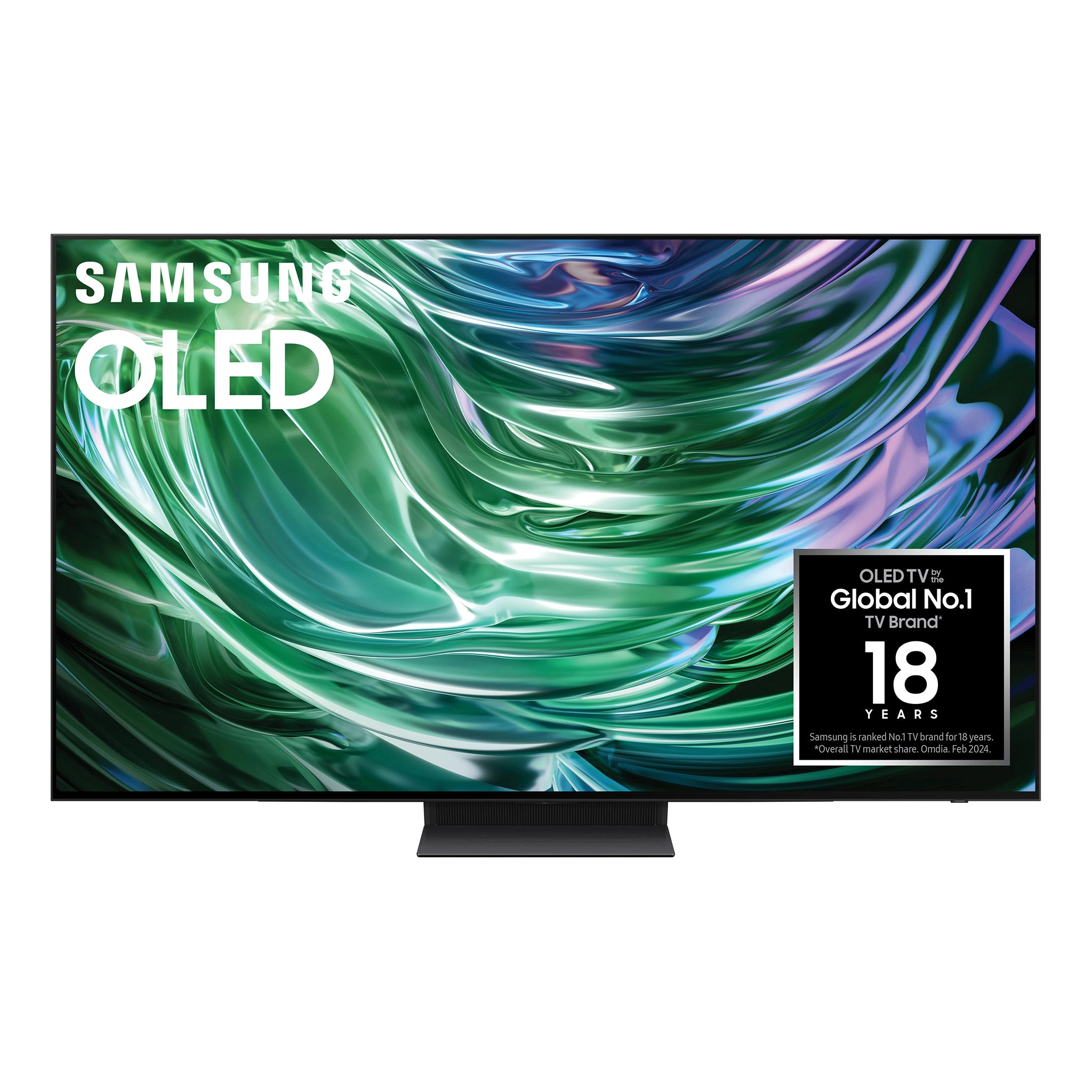 Samsung 55 Inch S90D OLED 4K Smart TV QA55S90DAWXXY, Front View
