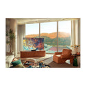 Samsung QA65QN90AAWXXY 65 Inch QN90A Neo QLED 4K Smart TV, Front view on a cabinet