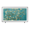 Samsung QA75LS03BAWXXY 75 Inch The Frame QLED 4K Smart TV, Front view with pedestal feet