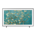 Samsung QA75LS03BAWXXY 75 Inch The Frame QLED 4K Smart TV, Front view with pedestal feet