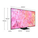 Samsung QA85Q60CAWXXY 85 Inch Q60C QLED 4K Smart TV, Dimensions