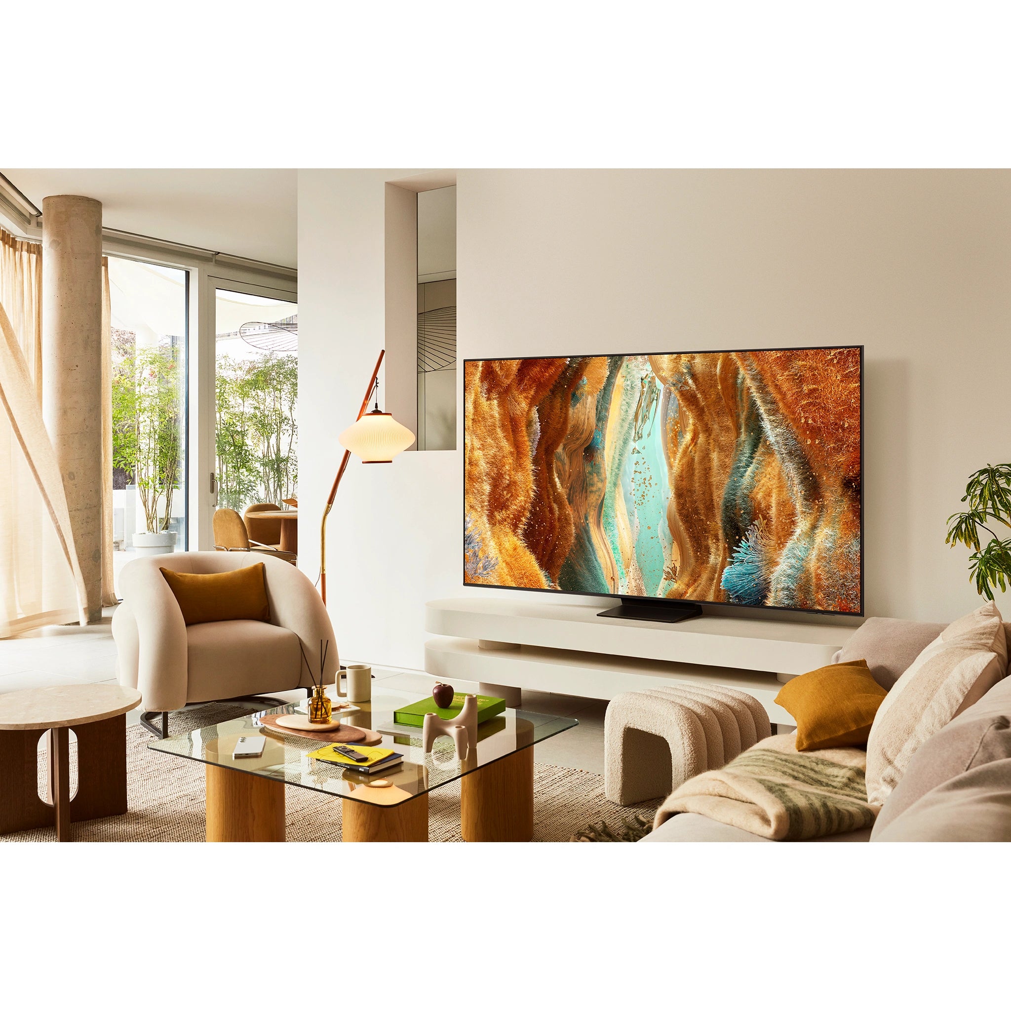 Samsung 85-inch Neo QLED QN70F 4K Vision AI Smart TV QA85QN70FAWXXY, Lifestyle View