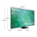 Samsung QA85QN85CAWXXY 85 Inch QN85C Neo QLED 4K Smart TV, Dimensions