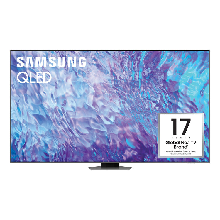 Samsung 98-inch Q80C QLED 4K Smart TV QA98Q80CAWXXY, Front View