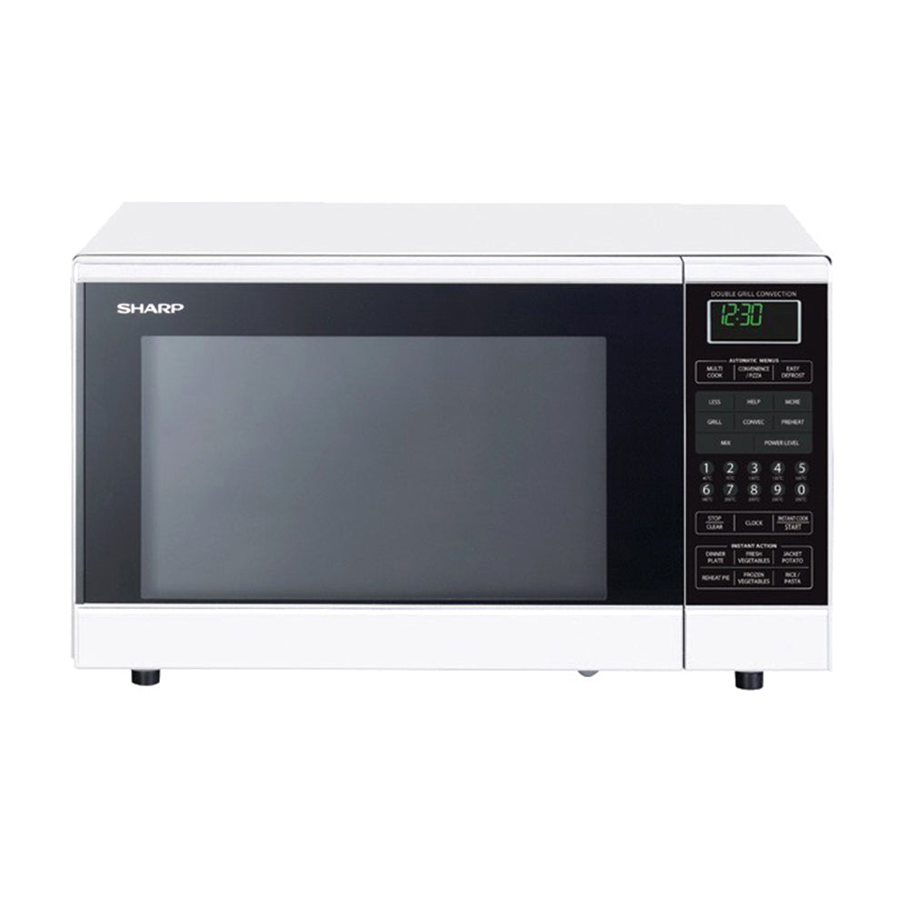 Sharp R890NW Convection 900W Microwave | Appliance Giant