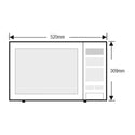 Sharp R890NW White Midsize Double Grill Convection 900W Microwave