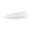 Robinhood RCA2AI6WH 60cm White Compact Canopy Rangehood, Front left view